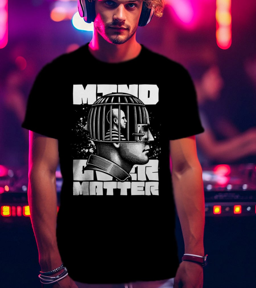 MIND OVER MATTER Prisoner Head T-Shirt