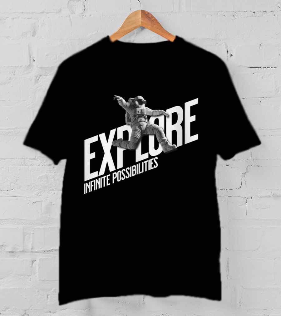 Explore Infinite Possibilities Astronaut T-Shirt
