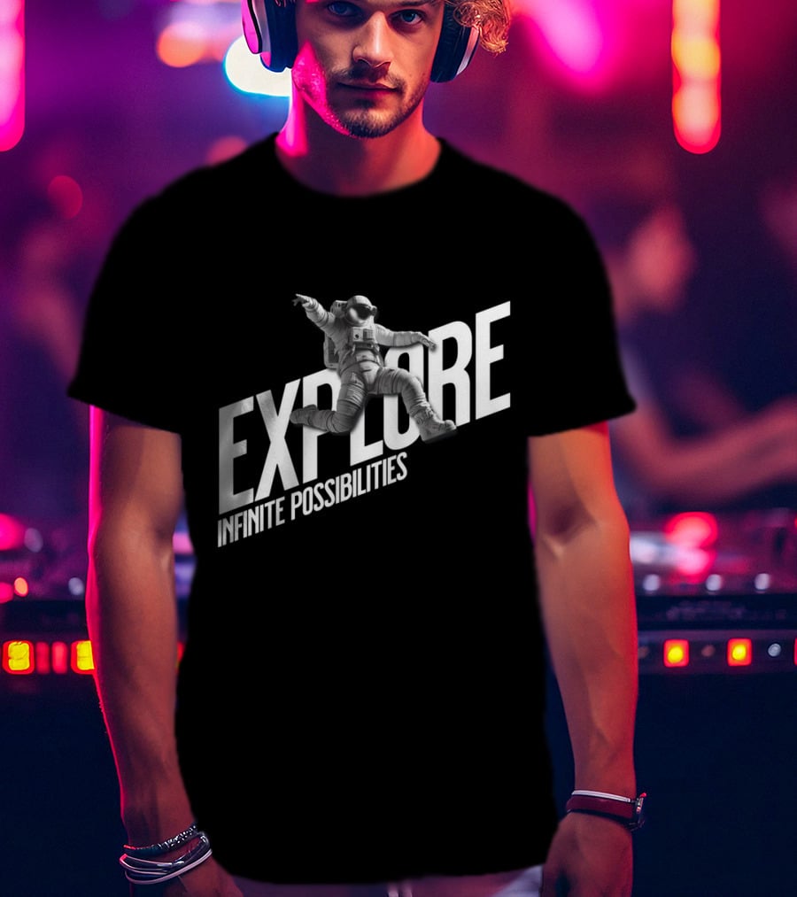 Explore Infinite Possibilities Astronaut T-Shirt