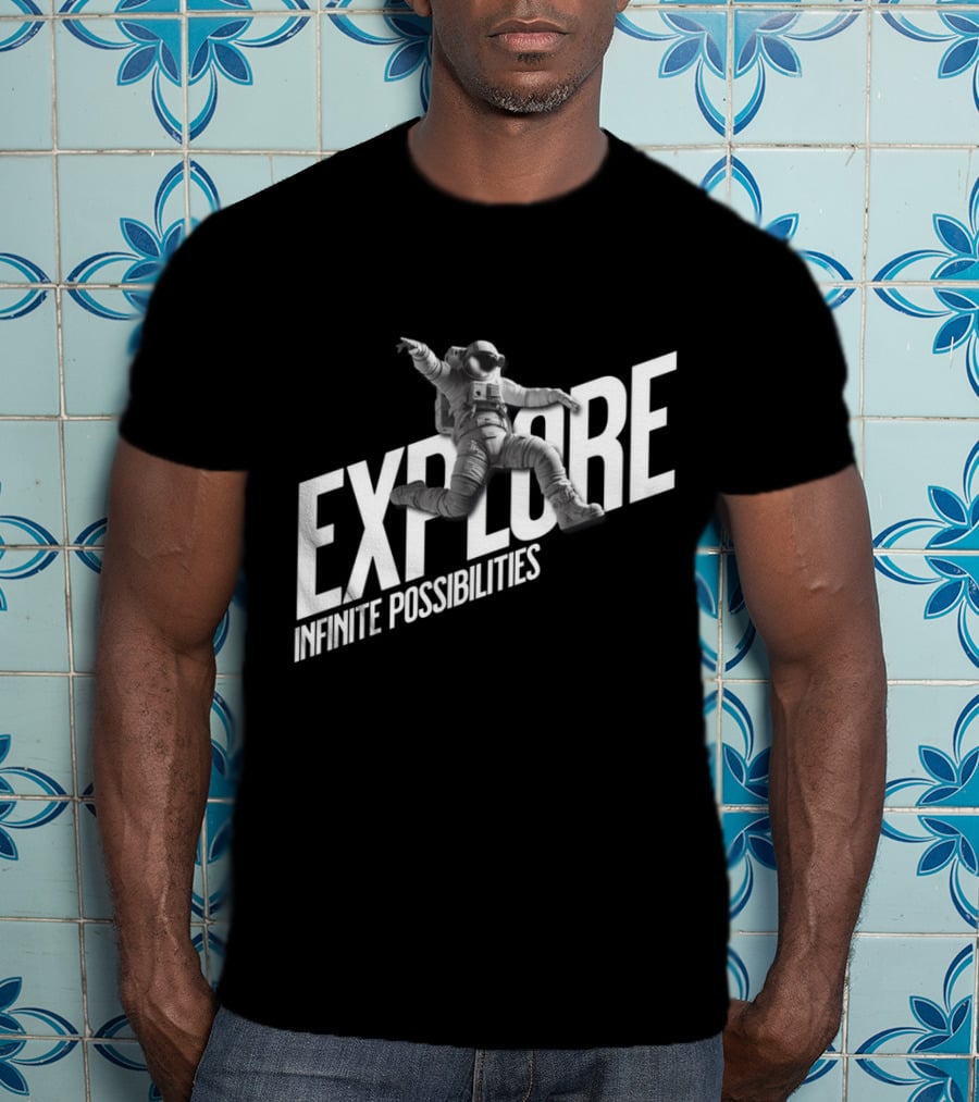 Explore Infinite Possibilities Astronaut T-Shirt