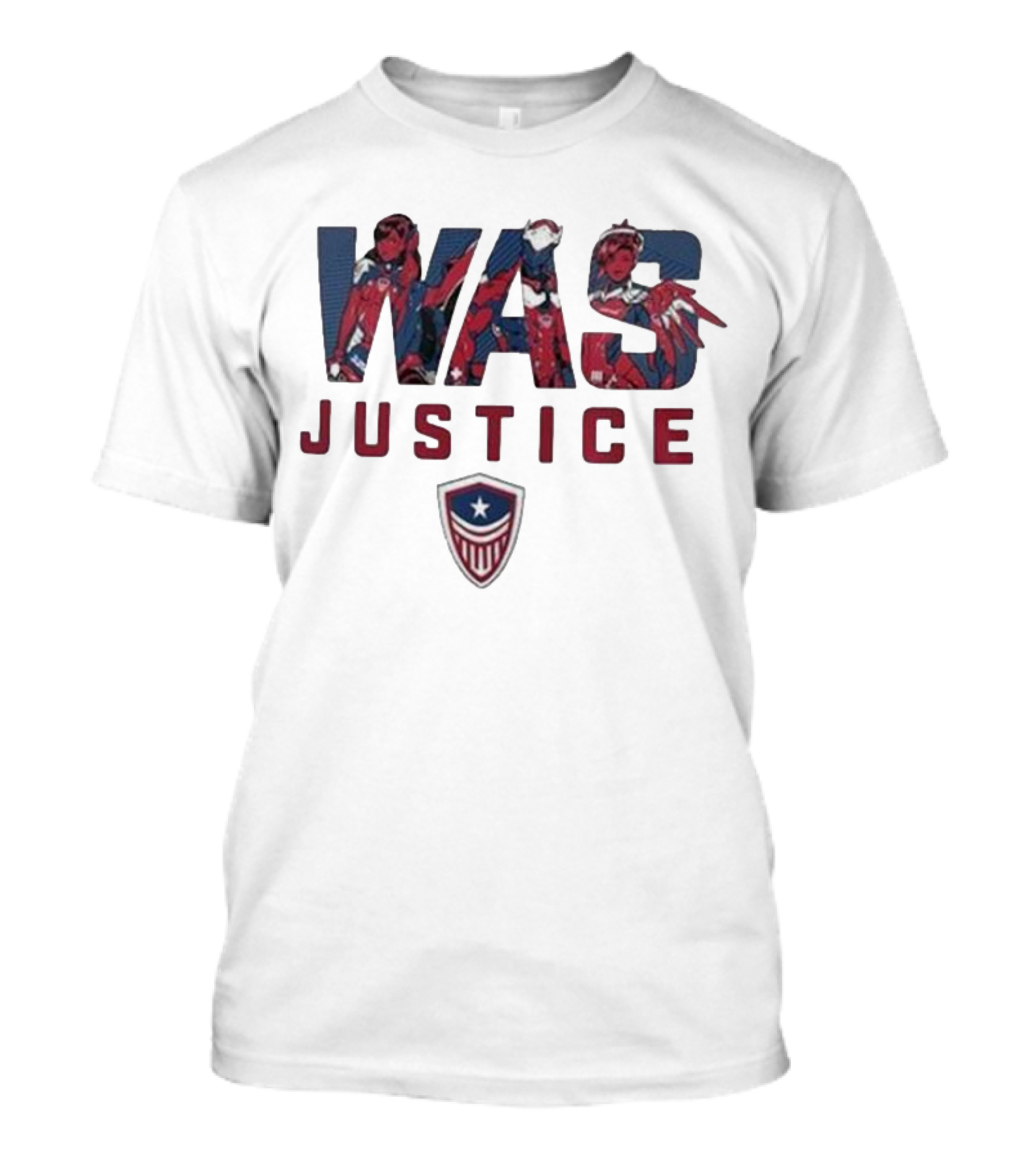 WAS Justice Washington Hero Shield T-Shirt