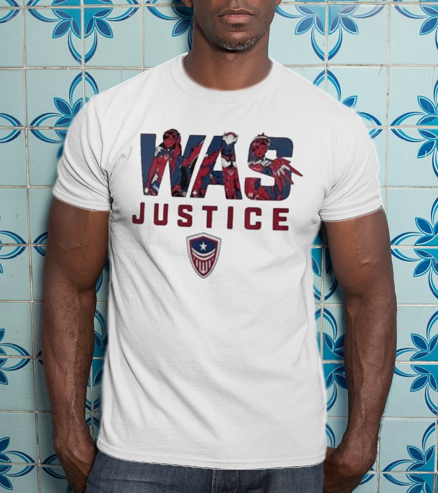 WAS Justice Washington Hero Shield T-Shirt