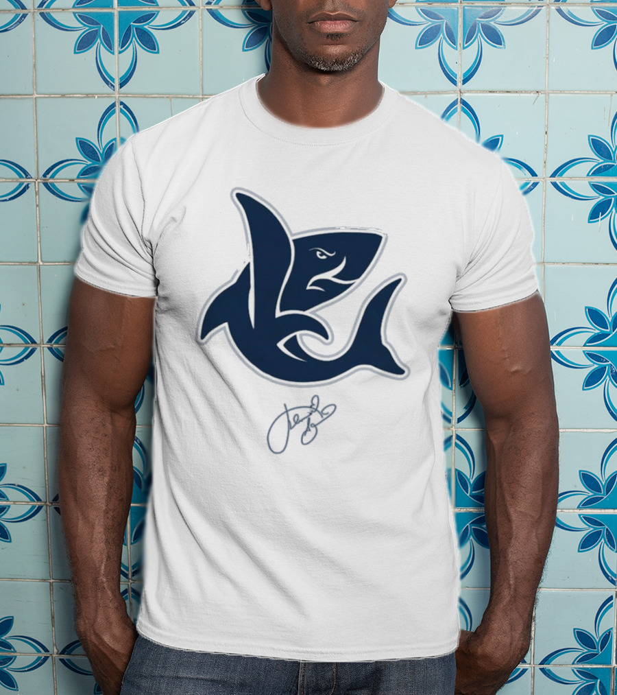 Kenny Gant Shark Dance Signature Dark Blue Shark T-Shirt