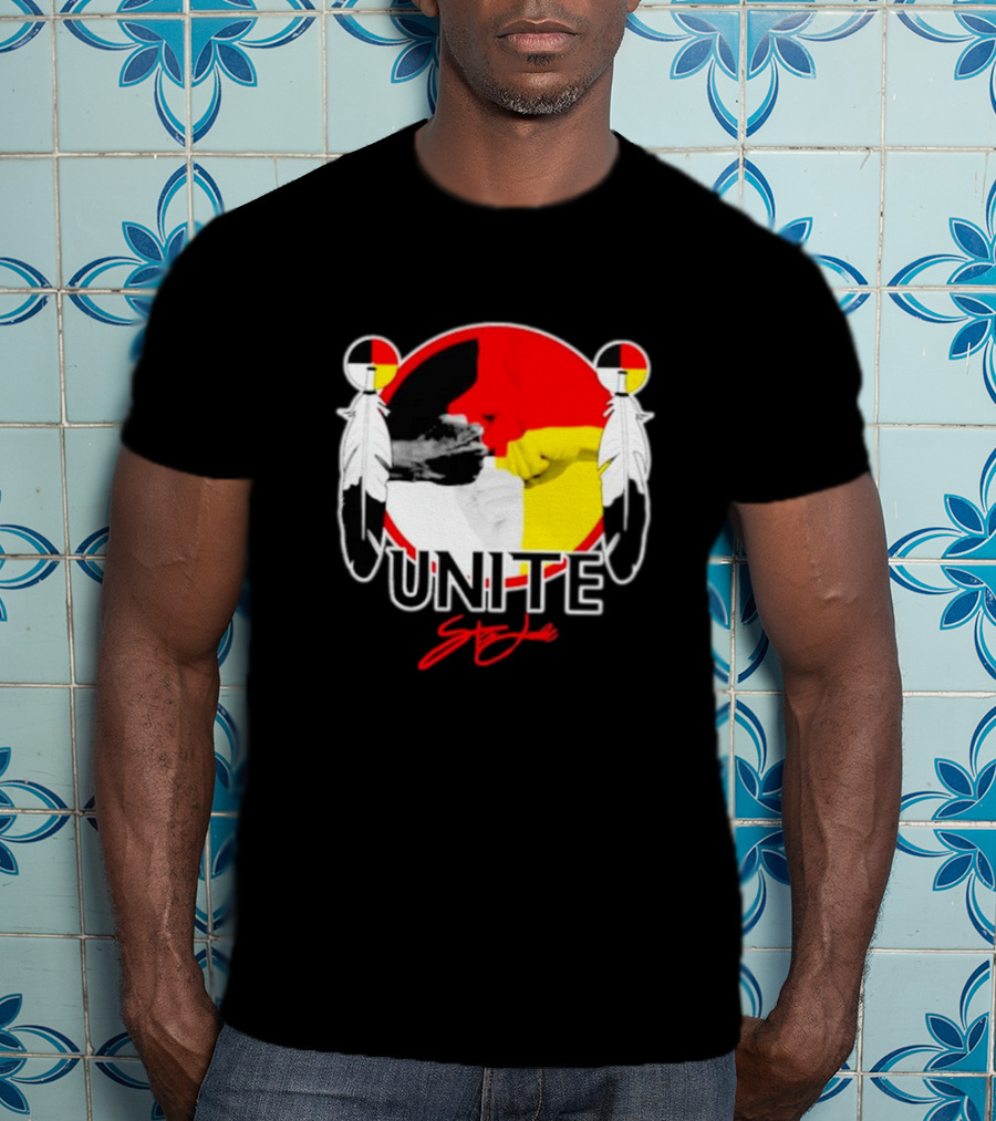 Unite Strong With Native American Symbols T-Shirt
