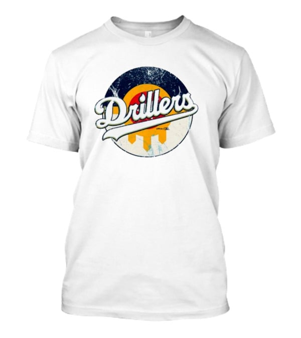 Drillers Retro Circle Logo T-Shirt