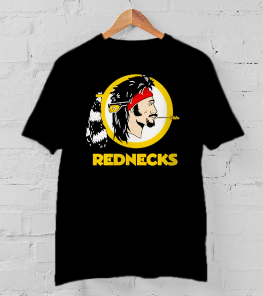 Rednecks Parody Logo With Bandana And Corn Stalk T-Shirt