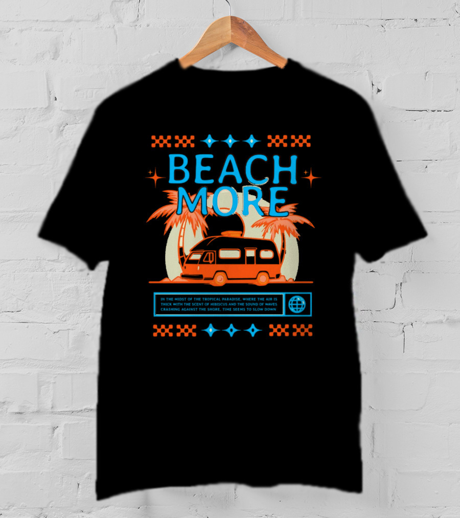 BEACH MORE Tropical Paradise Camper Adventure T-Shirt