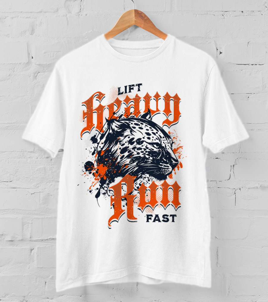 Lift Heavy Run Fast Jaguar T-Shirt