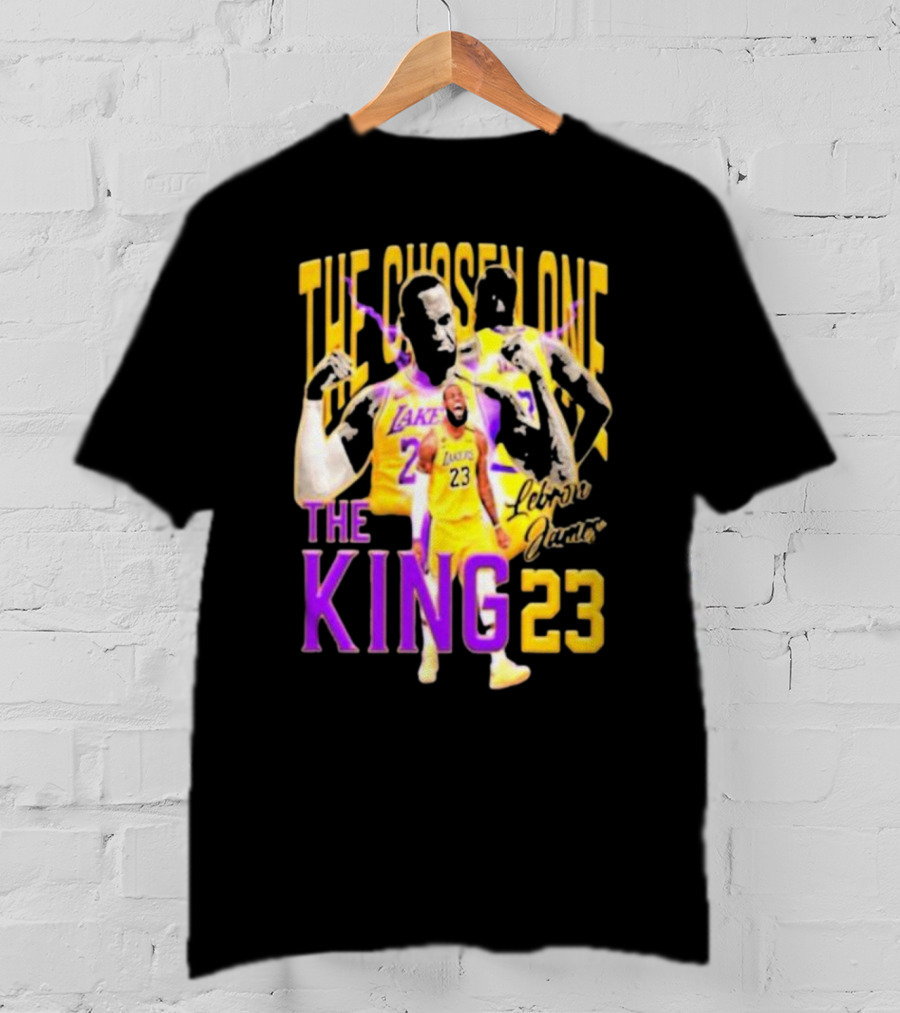 The Chosen One The King 23 LeBron James Lakers T-Shirt