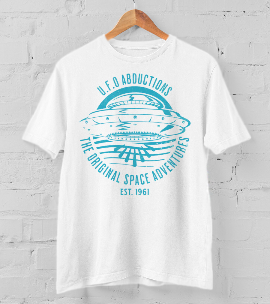 U.F.O Abductions The Original Space Adventures Est. 1961 T-Shirt
