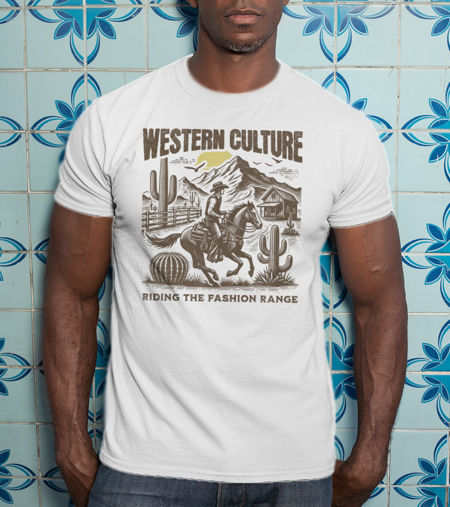 WESTERN CULTURE RIDING THE FASHION RANGE T-Shirt