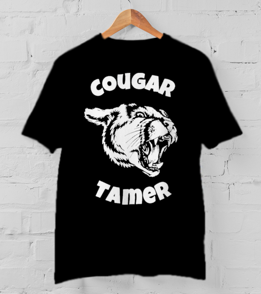 Cougar Tamer For Husband Of Hot Cougar Wife T-Shirt