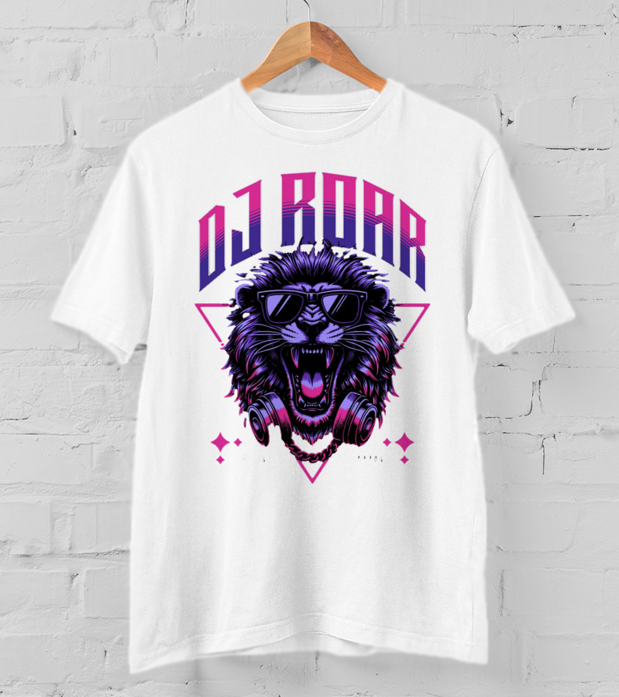 DJ Roar Lion Head HTTL Apparal T-Shirt