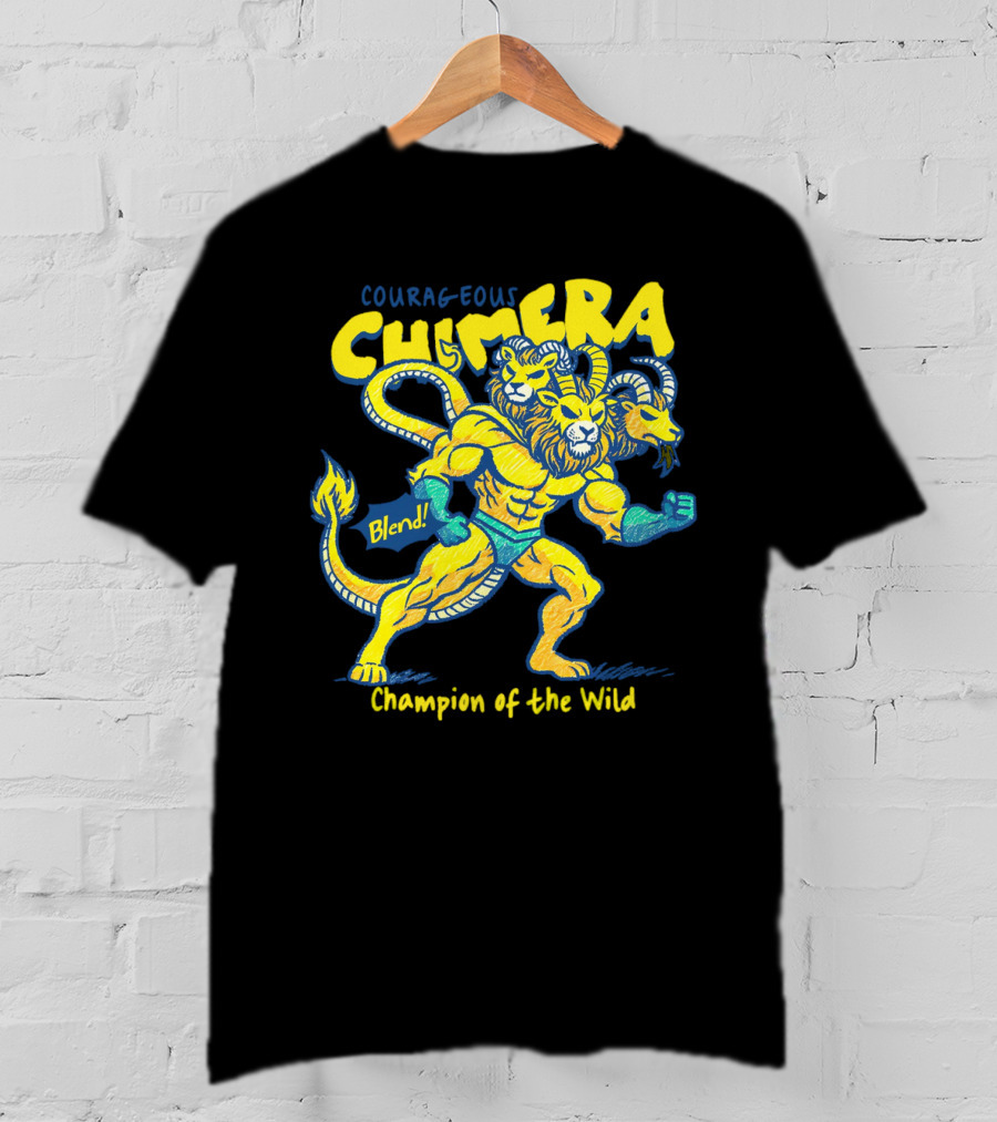 Courageous Chimera Champion Of The Wild Blend T-Shirt