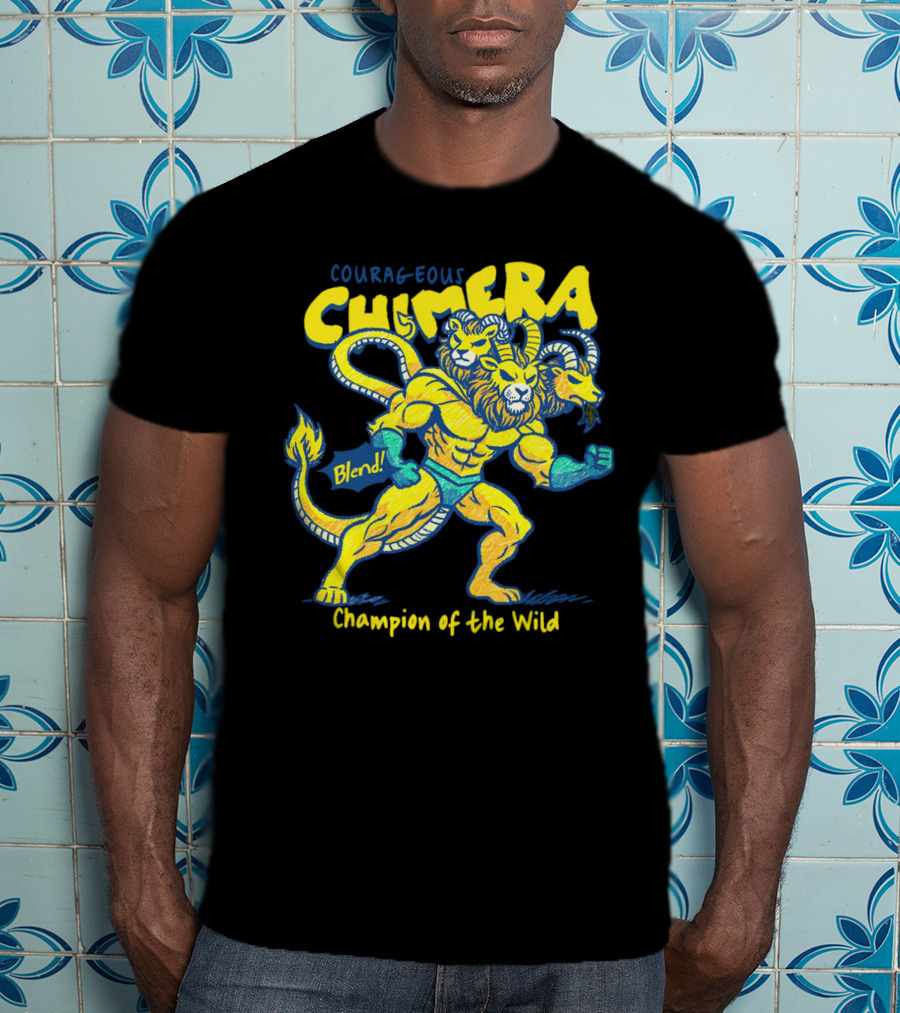 Courageous Chimera Champion Of The Wild Blend T-Shirt