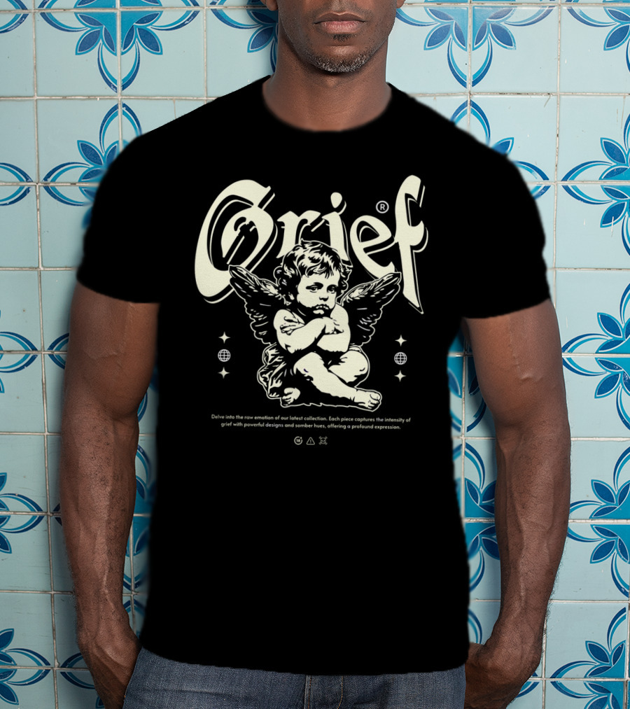 Grief Cupid Streetwear Angelic Expression Collection T-Shirt