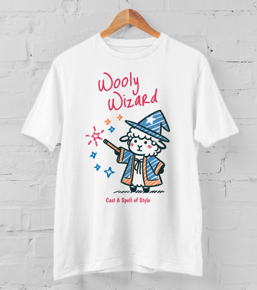 Wooly Wizard Cast A Spell Of T-Shirt