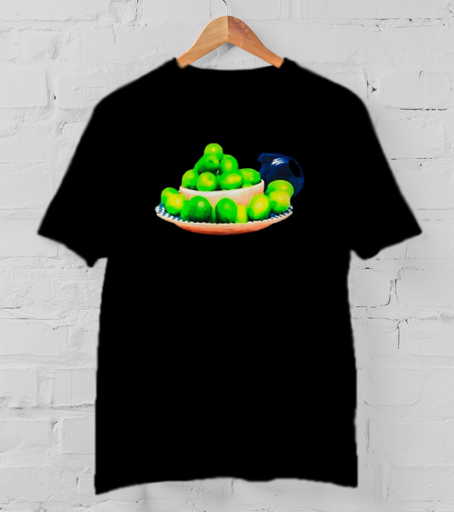 I Love Limes Platter With Blue Jug T-Shirt