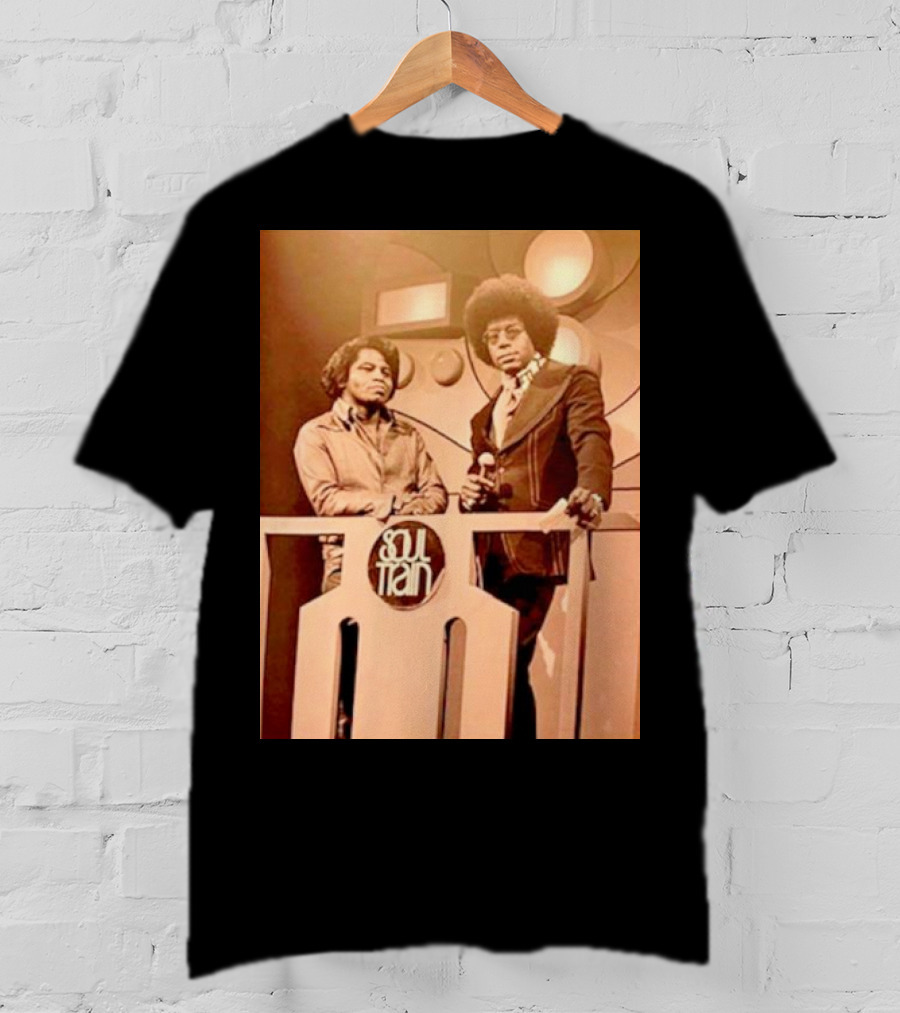 James Brown And Don Cornelius Soul Train Iconic Music Legends T-Shirt