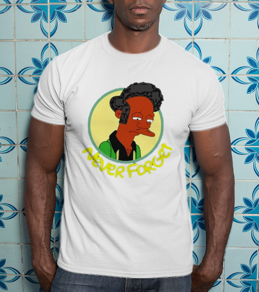 Never Forget Apu Simpsons Character T-Shirt