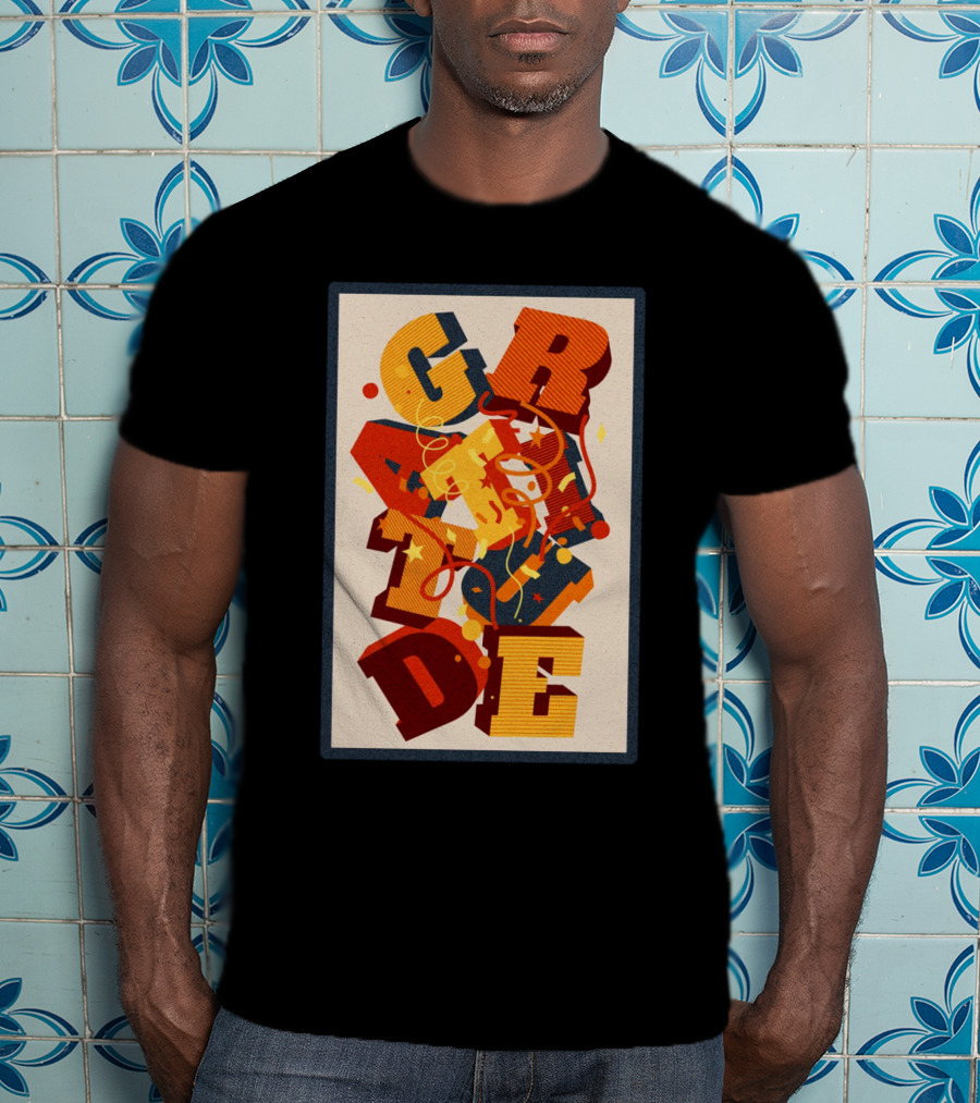 GRADE 3D Letter Explosion T-Shirt