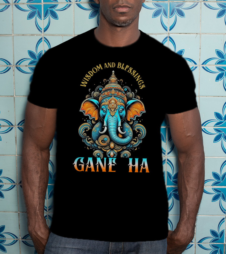 Wisdom And Blessings Ganesha T-Shirt