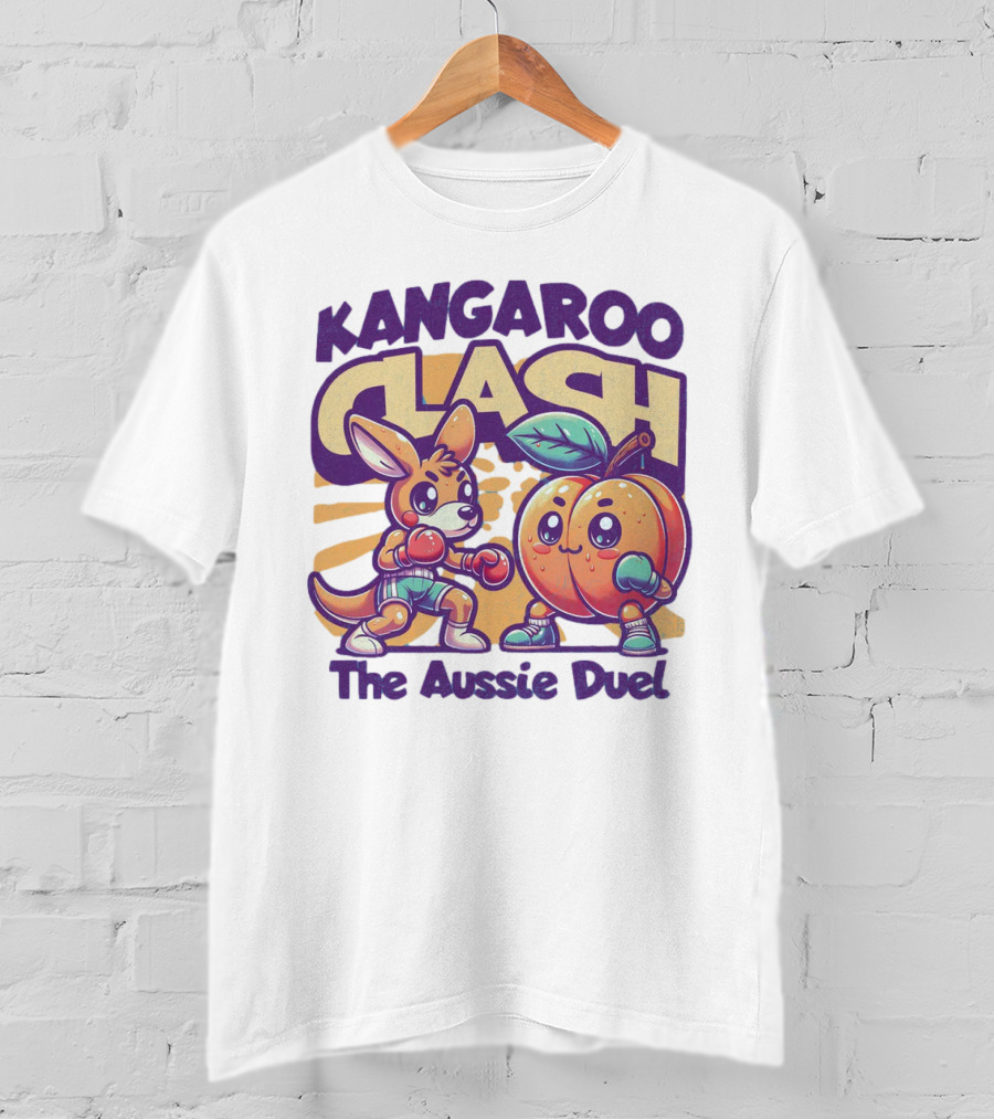 Kangaroo Clash The Aussie Duel T-Shirt