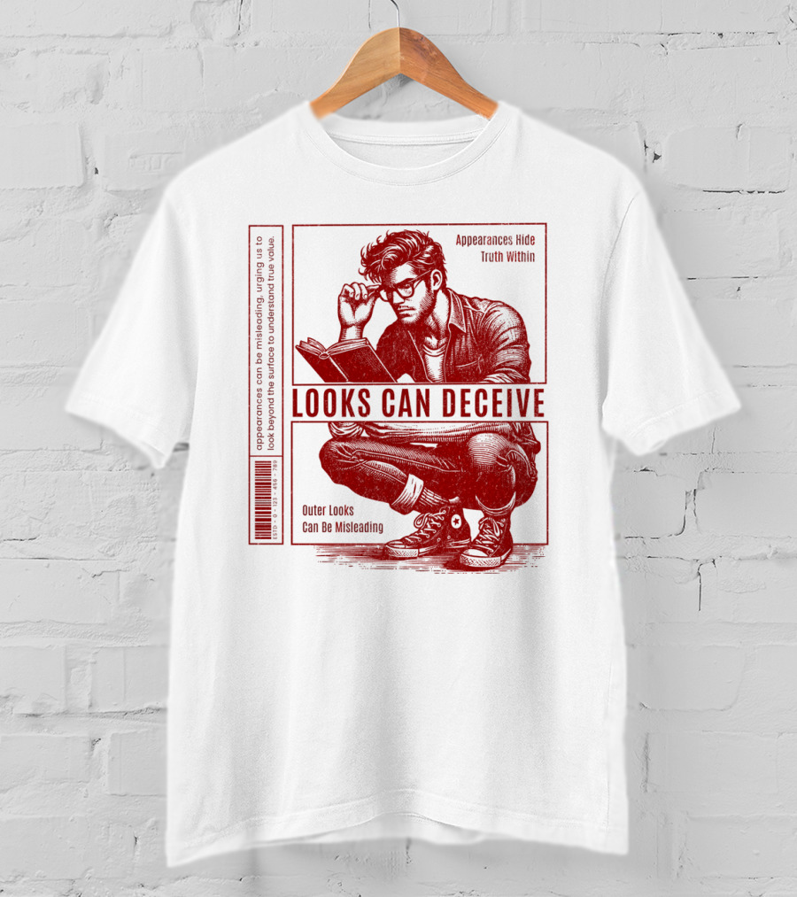 Looks Can Deceive Appearances Hide Truth Within Outer Looks Can Be Misleading T-Shirt