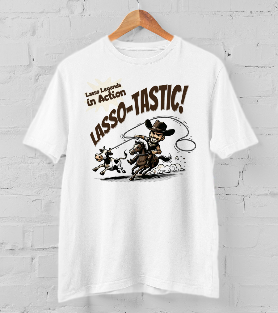 Lasso Legends In Action Lasso-Tastic Cowboy Adventure T-Shirt