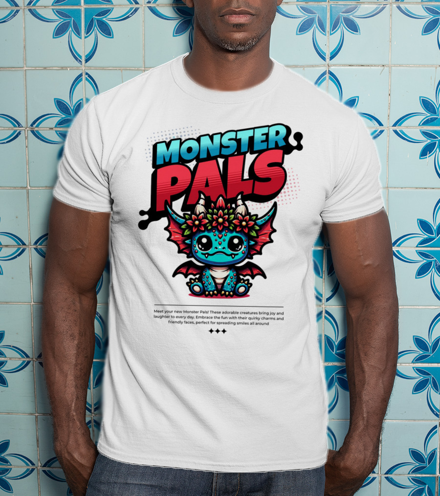 MONSTER PALS Adorable Creatures With Quirky Charm And Friendly Faces T-Shirt