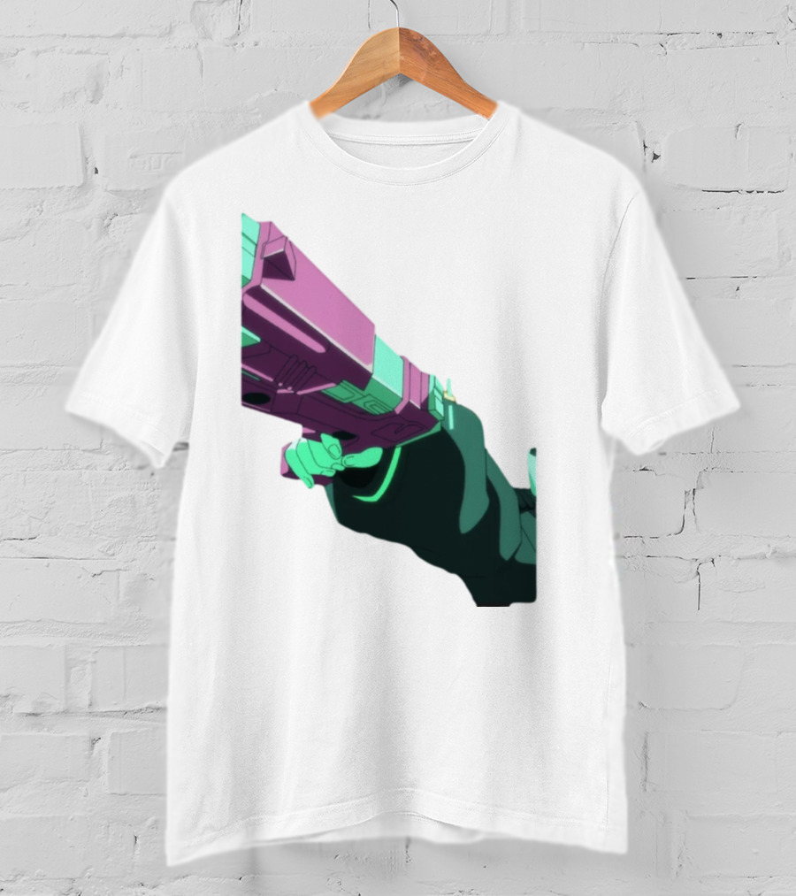 Rebecca Cyberpunk Edgerunners Aesthetic Gun T-Shirt
