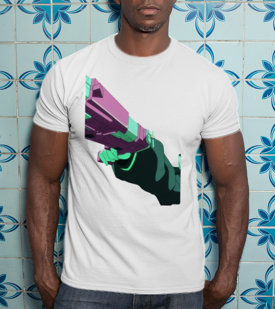 Rebecca Cyberpunk Edgerunners Aesthetic Gun T-Shirt