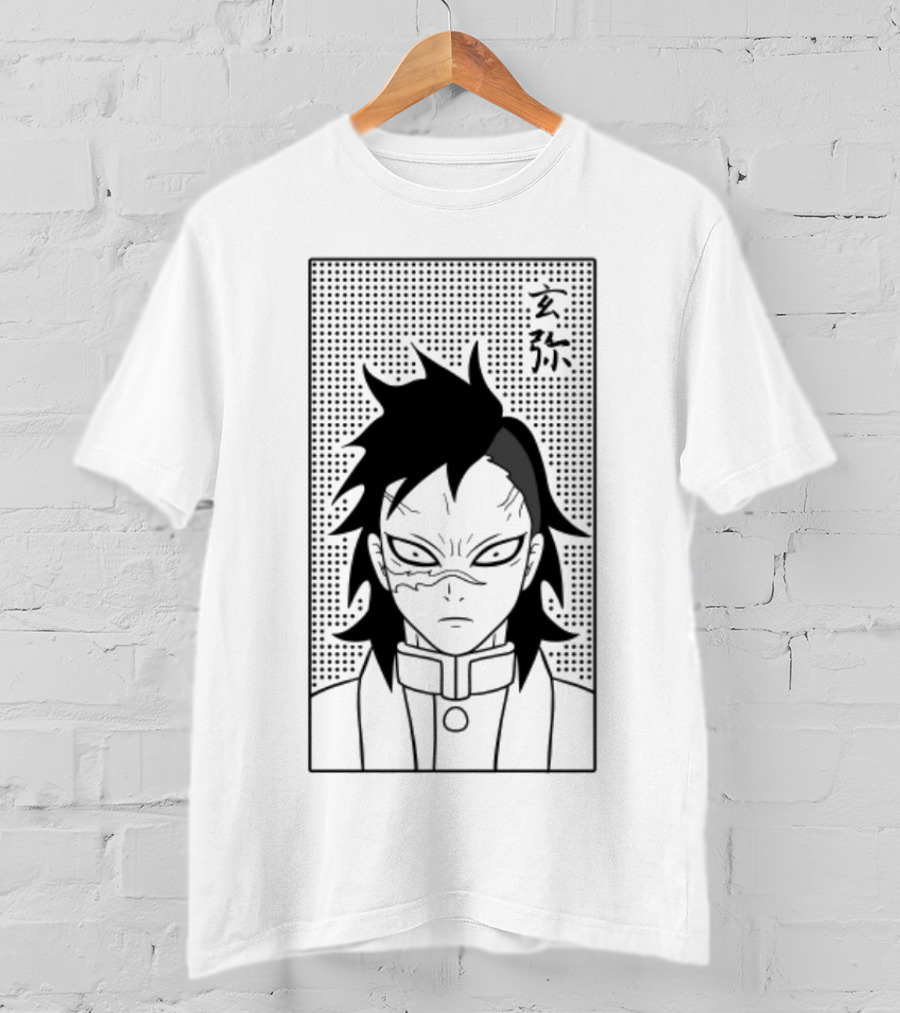 Genya Shinazugawa Manga Style Character T-Shirt