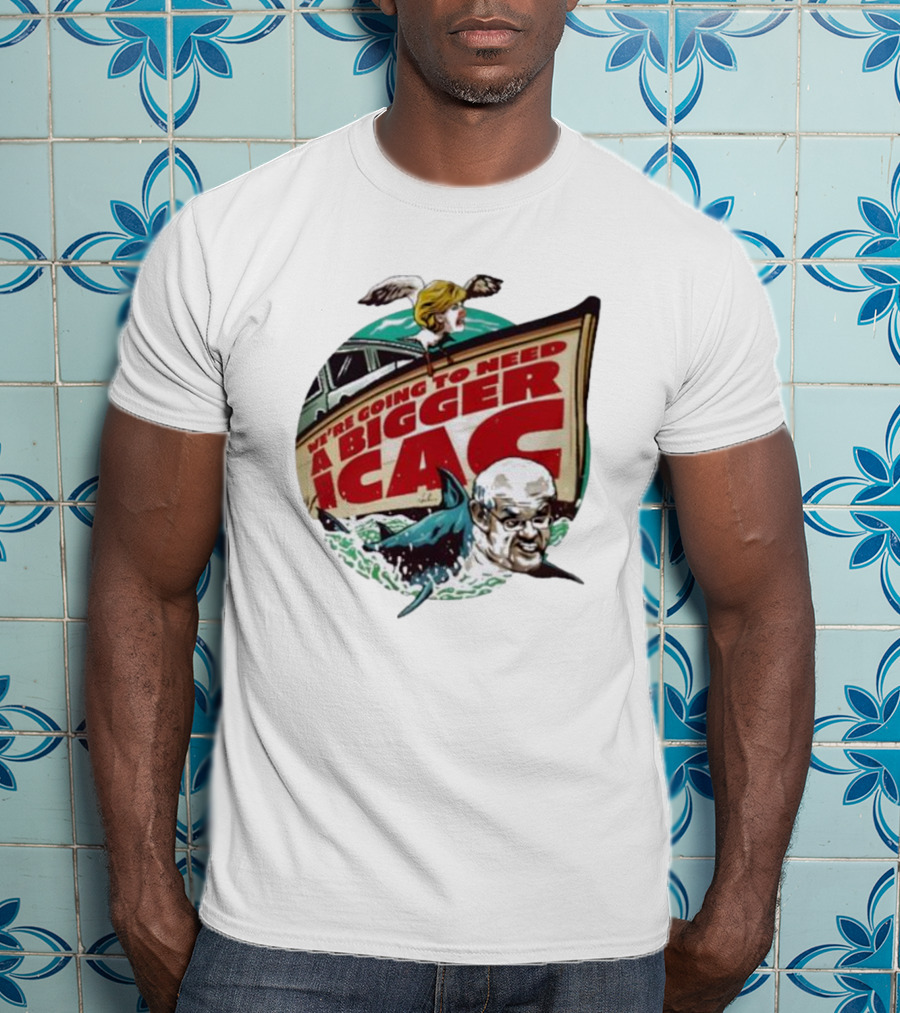 Van Badham We’re Going To Need A Bigger ICAC Political Satire With Shark And Boat T-Shirt