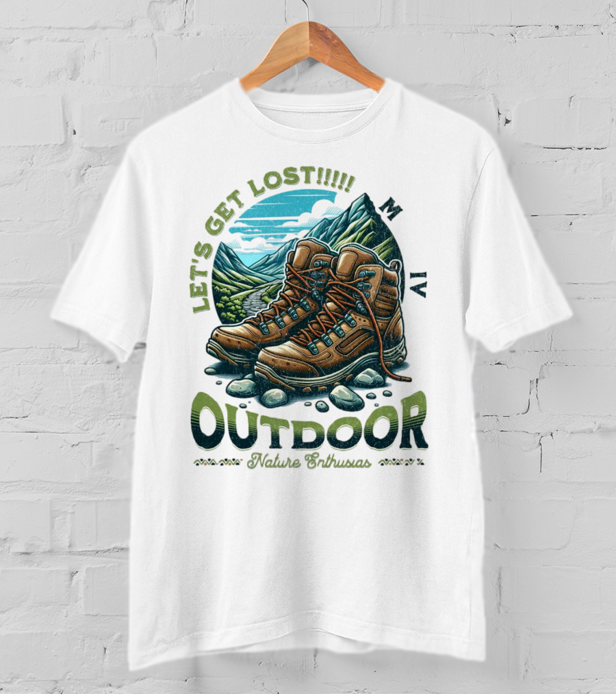 LET'S GET LOST OUTDOOR NATURE ENTHUSIAST T-Shirt