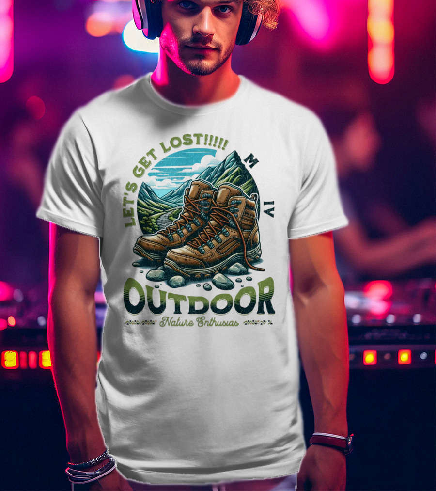LET'S GET LOST OUTDOOR NATURE ENTHUSIAST T-Shirt