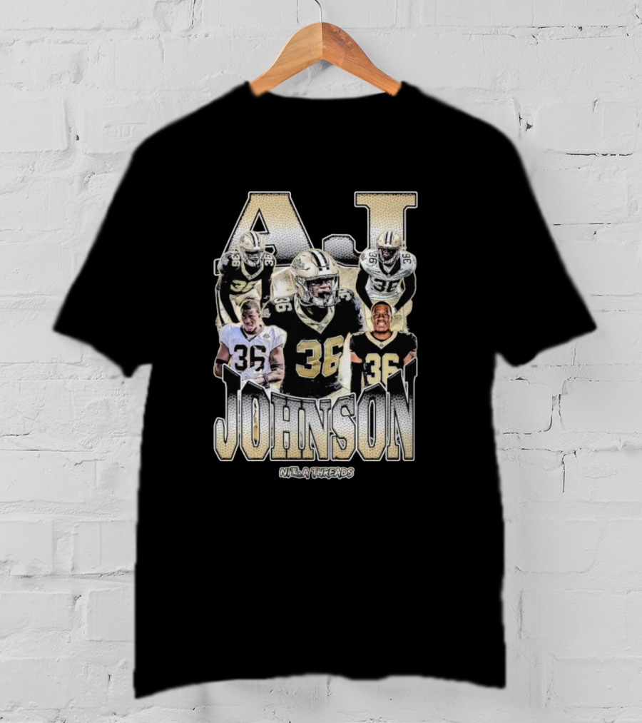 A.J. Johnson 36 NFL Threads T-Shirt