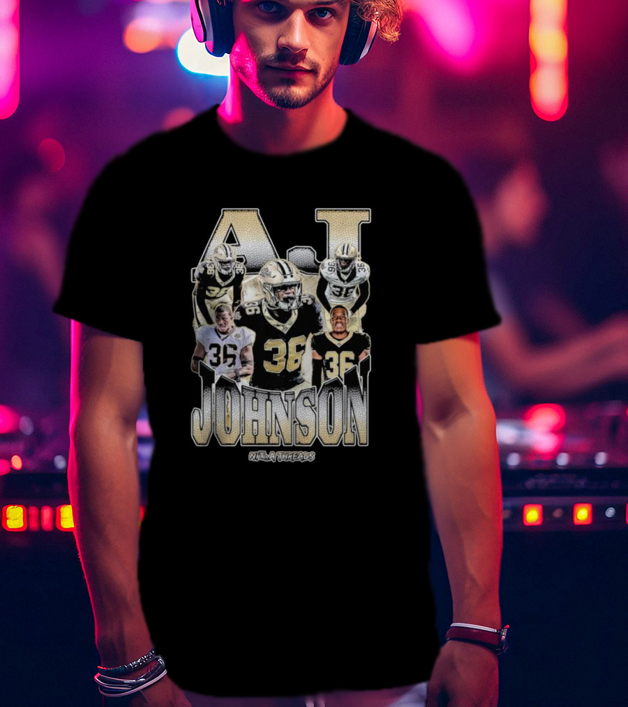 A.J. Johnson 36 NFL Threads T-Shirt