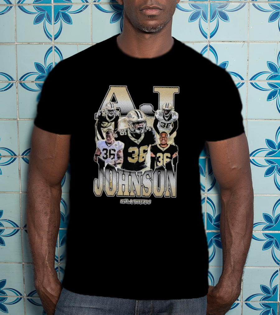A.J. Johnson 36 NFL Threads T-Shirt