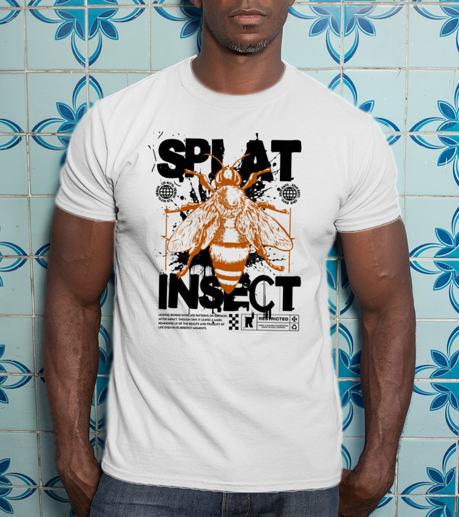 Splat Insect Restricted Warning T-Shirt
