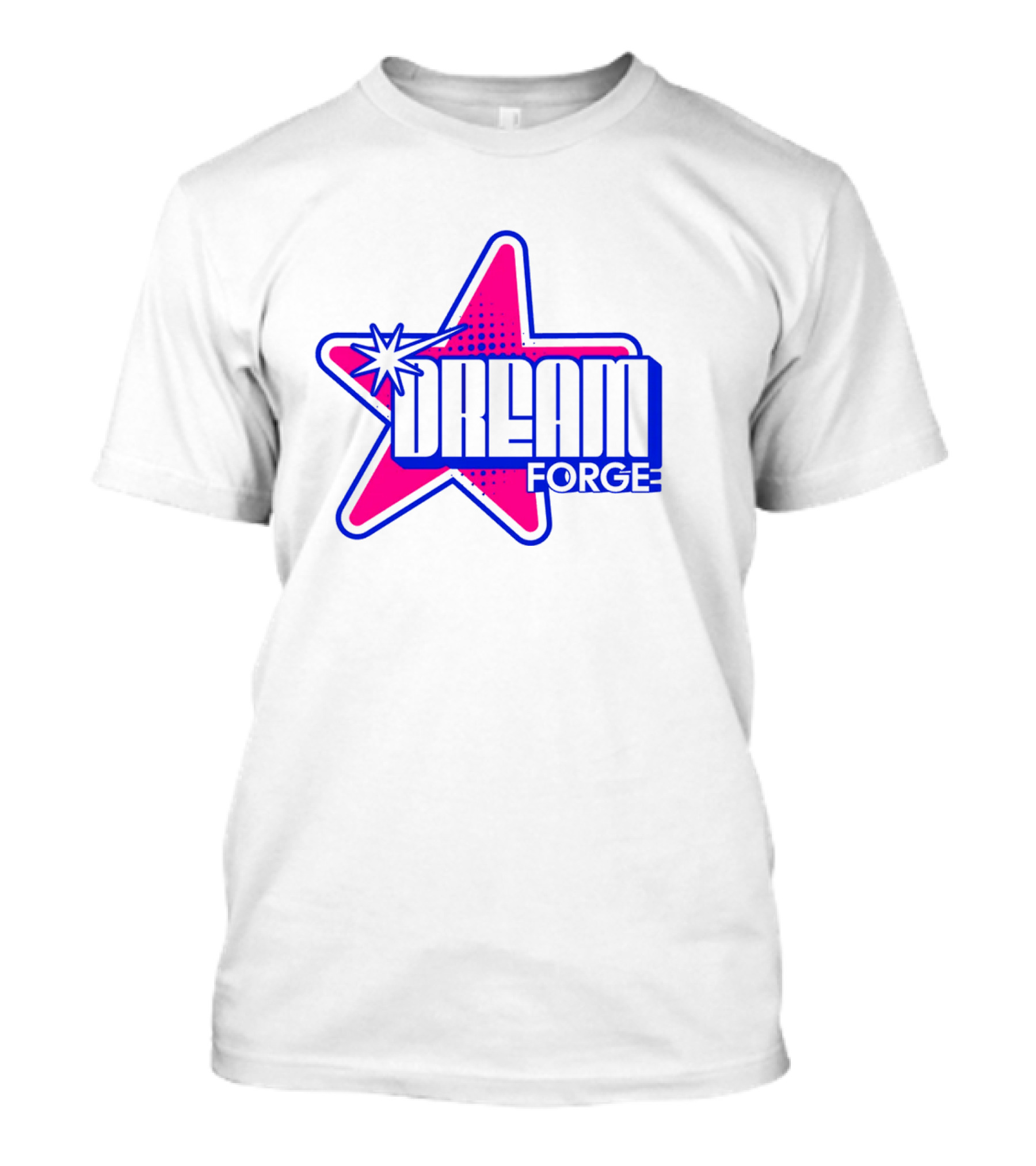 Dream Forge Star Bright Neon Retro T-Shirt