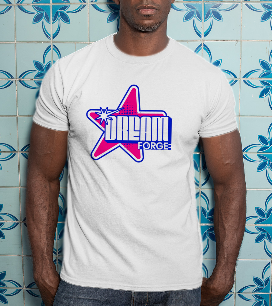 Dream Forge Star Bright Neon Retro T-Shirt
