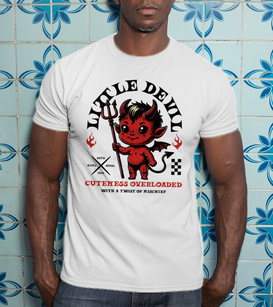 Little Devil Cuteness Overloaded With A Twist Of Mischief T-Shirt