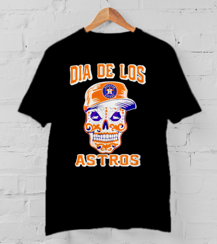 Dia De Los Astros Houston Sugar Skull T-Shirt