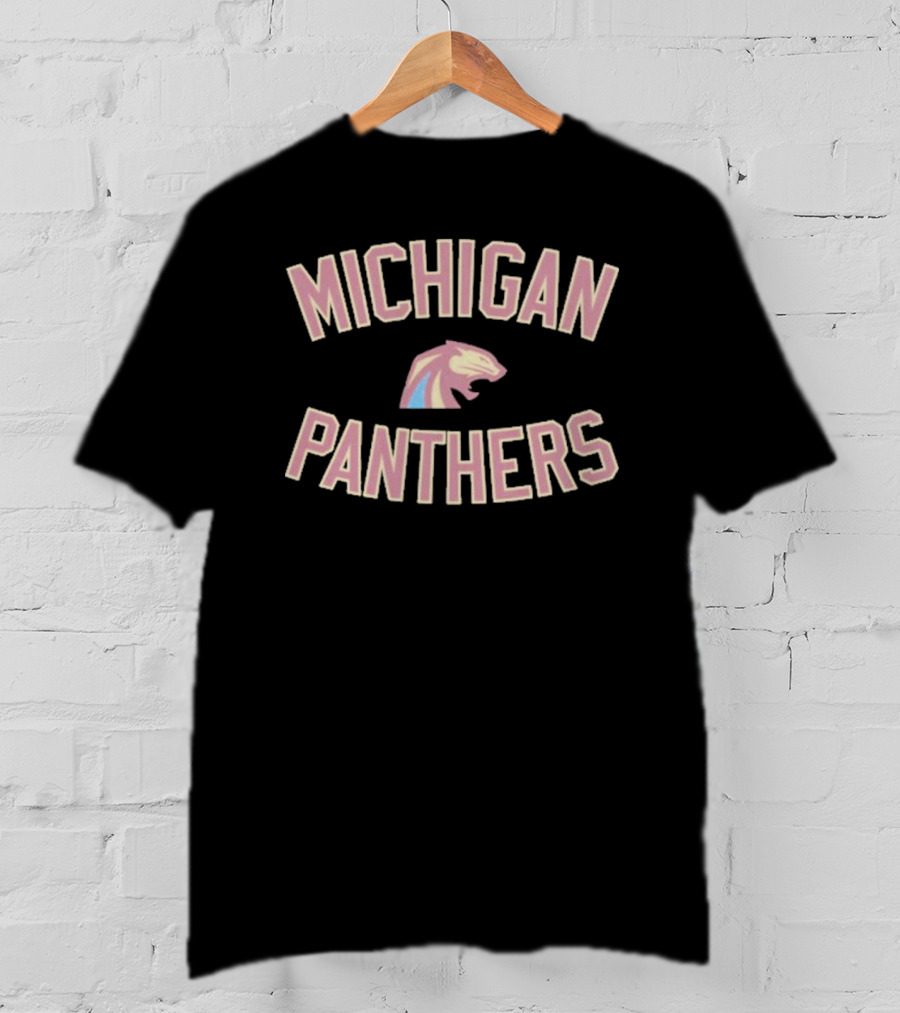 Michigan Panthers USFL Football Team T-Shirt