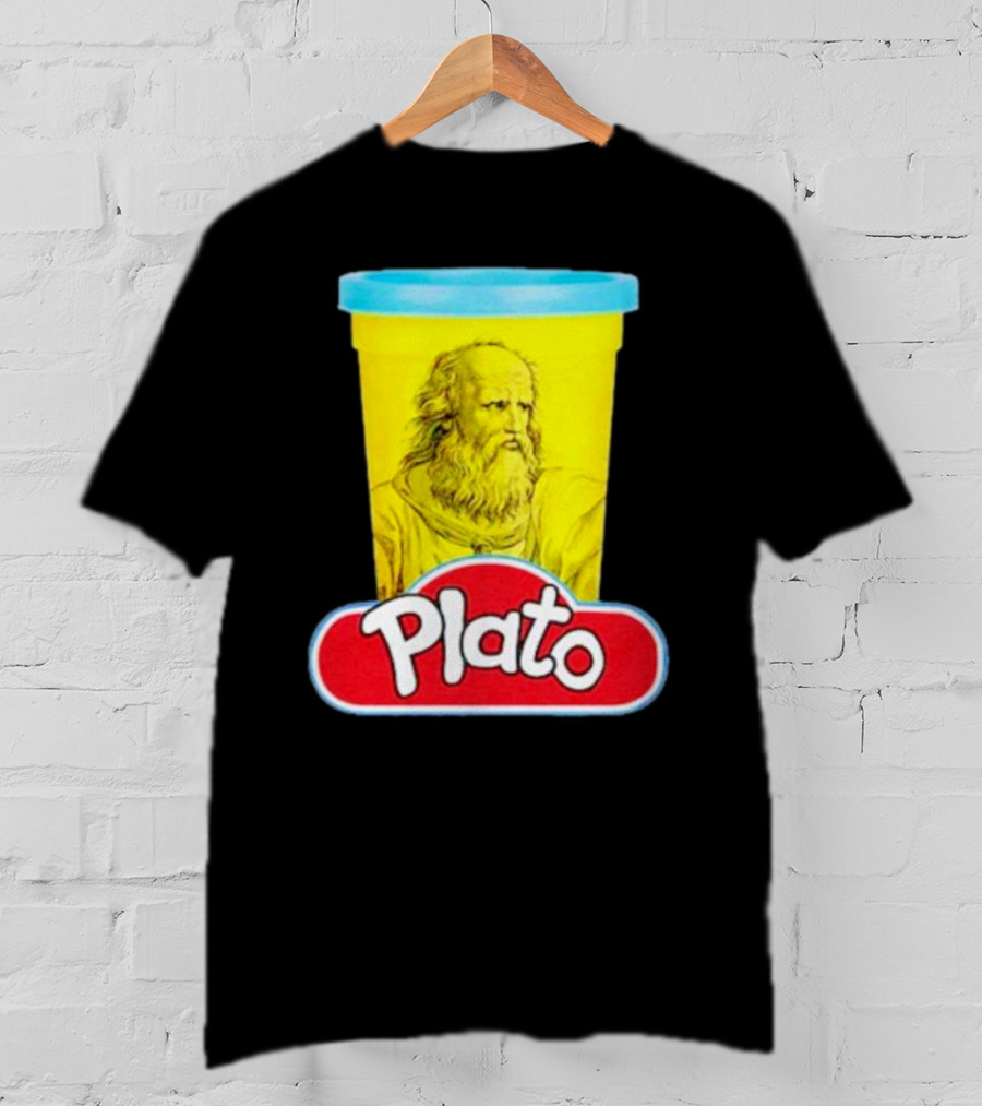 Plato Philosopher Meets Play Doh Parody Mashup T-Shirt