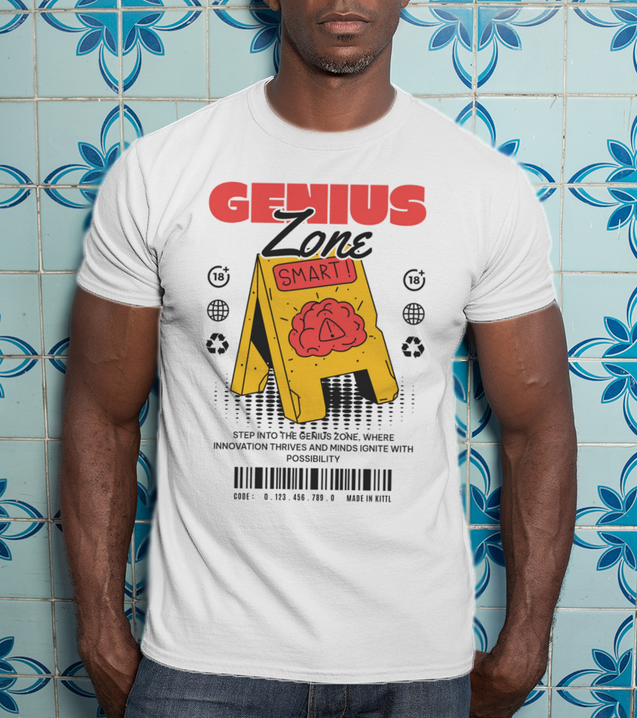 Genius Zone Smart Brain Sign T-Shirt