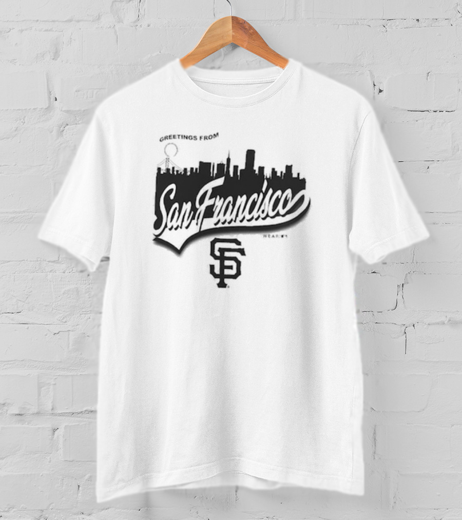 Greetings From Skyline San Francisco Giants T-Shirt