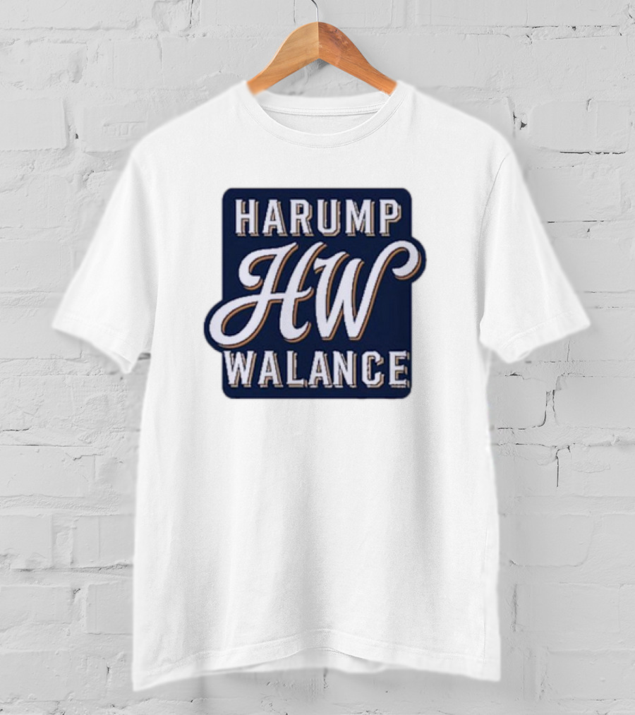 HW Harump Walance Block Font T-Shirt
