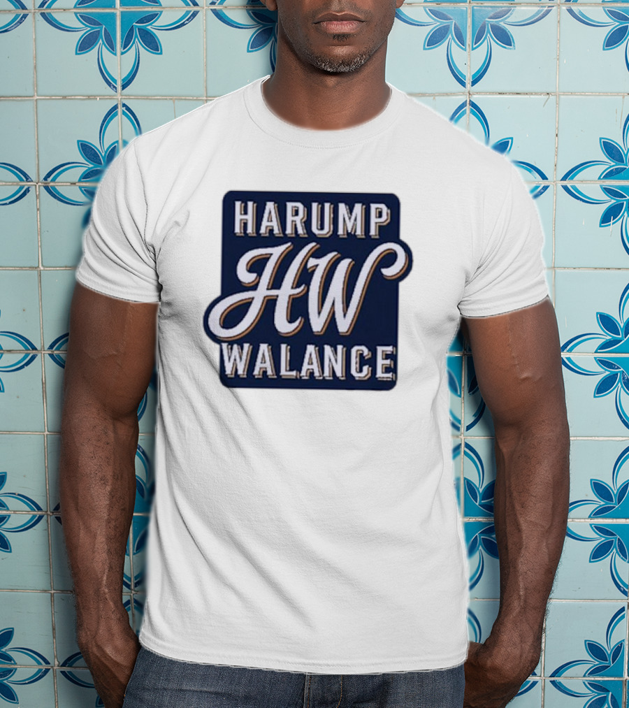HW Harump Walance Block Font T-Shirt